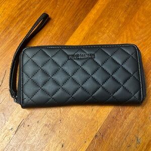 Steve Madden Black Quilted Wallet